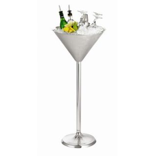 Tablecraft Remington Martini Glass Beverage Stand in Stainless Steel