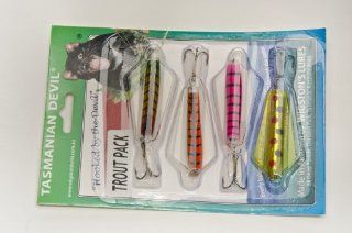 Tasmanian Devil Trout Fishing Lure Kit (Pack of 4), 1/2 Ounce  Sports & Outdoors
