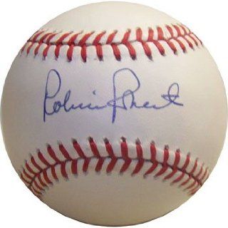Robin Roberts Autographed Baseball  Sports Related Collectibles  Sports & Outdoors
