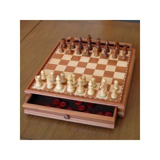 Wood Expressions Chess / Checkers Set in Camphor