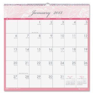 House of Doolittle Breast Cancer Awareness Monthly Wall Calendar, January December, 2013, 12" x 12", Pink & Gray 