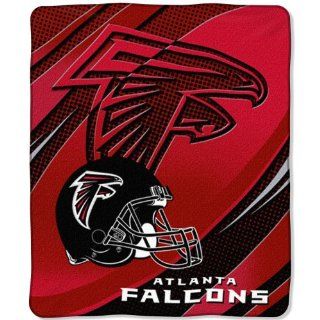 NFL Atlanta Falcons 50 Inch by 60 Inch Micro Raschel Plush Throw "Imprint" Design  Sports Fan Throw Blankets  Sports & Outdoors