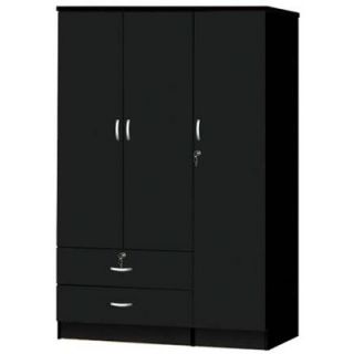 Hodedah 3 Door Armoire