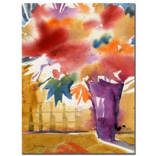 Trademark Global Poppies by Sheila Golden Canvas Art (Set of 3)