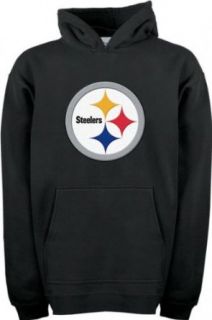 Pittsburgh Steelers Youth Touchdown Hooded Sweatshirt   X Large (20)  Athletic Sweatshirts  Clothing