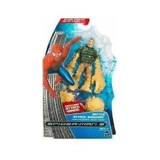 Battle Attack Sandman Figure   Marvel Spider Man 3 Movie Series 1 Toys & Games