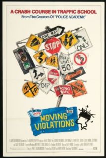 Moving Violations 1985 Original Movie Poster Comedy Jennifer Tilly, John Murray Entertainment Collectibles