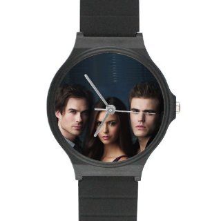 Custom Vampire Diaries Watches Black Plastic High Quality Watch WXW 677 Watches