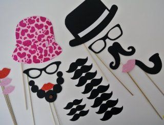 Mustache on a Stick Photo Booth Party Props Weddings Birthdays Toys & Games