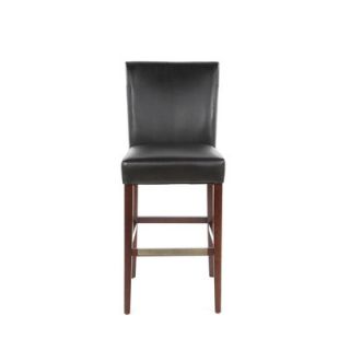 Powell Furniture Bonded Leather 30.25 Barstool in Black