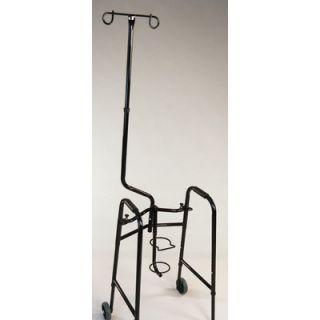 TFI IV Pole in Black with Oxygen Tank Holder