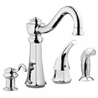 Moen Corrine Chrome Kitchen Faucet +Spray, Soap #87780   Kitchen Sink Faucets  