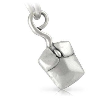 Silver Pendant Computer Mouse 6x16mm Jewelry