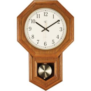 River City Clocks Radio Controlled Clock with Schoolhouse Design in