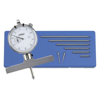 Fred V Fowler Dial Ind Depth Gauge 0 22