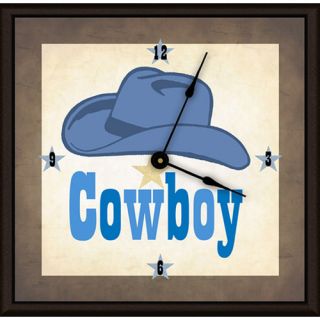 Cowboy Hat 11 Art Wall Clock