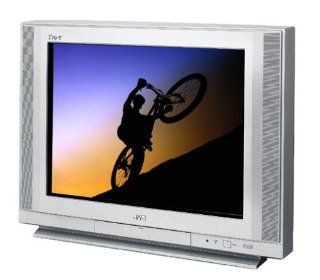 JVC AV 27F704 27" Flat Screen TV (Silver) Electronics