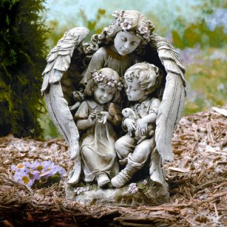 Roman, Inc. Angel with Children Statue