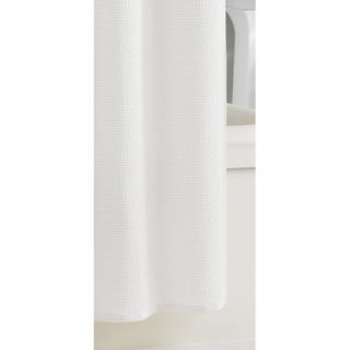 Tailored Pique Cotton Shower Curtain