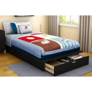 South Shore Twin Platform Bed with Drawer