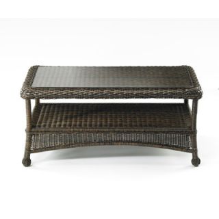 The Outdoor GreatRoom Company Balsam Coffee Table with Glass Top