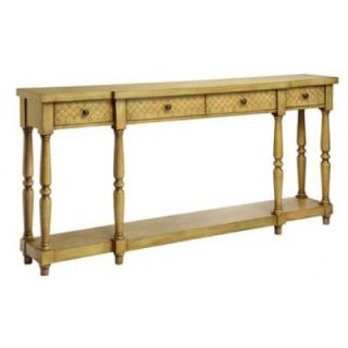 Stein World 4 Drawer Narrow Console Table