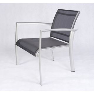 Les Jardins Out of Blue Elysun Low Lounge Armchair in Silver with Grey