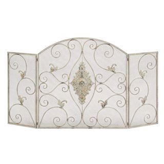 Metal 3 Panel Fireplace Screen