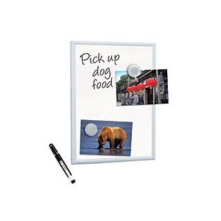 Foray(Tm) Magnetic Dry Erase Boards With Aluminum Frame, 8 1/2In. X 11In., White Board, Silver Frame 