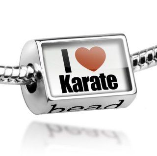 Beads "I Love Karate"   Pandora Charm & Bracelet Compatible NEONBLOND Jewelry & Accessories Jewelry
