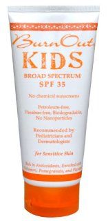 BurnOut SPF 35 KIDS Broad Spectrum, 3.4 oz.  Childrens Sunscreens  Beauty