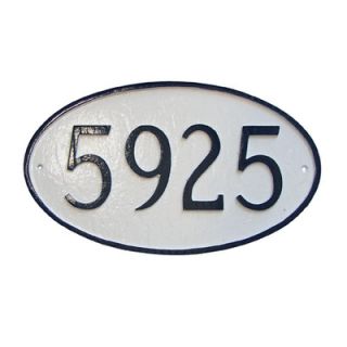 Montague Metal Products Cambridge Small Address Plaque