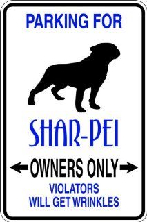 Design With Vinyl Design 683 Parking for SharPei Vinyl 9 X 18 Wall Decal Sticker   Power Polishing Tools  