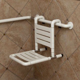 Marion Hanging Shower Seat   Off White