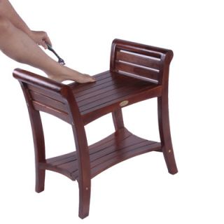 Decoteak Sojourn Asia Furniture Contemporary Teak Shower Bench