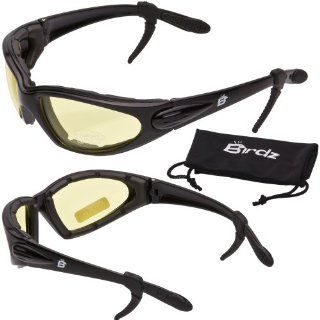 Birdz QUAIL   Advanced System Foam Padded Motorcycle Sunglasses  FREE Rubber Ear Locks and Microfiber Storage Pouch Automotive