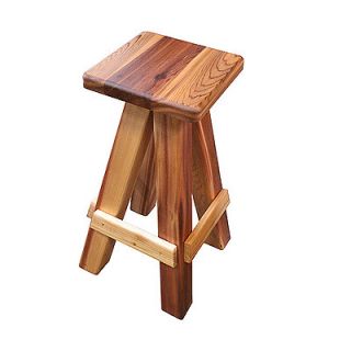 Gronomics Western Cedar Swivel Bar Stool