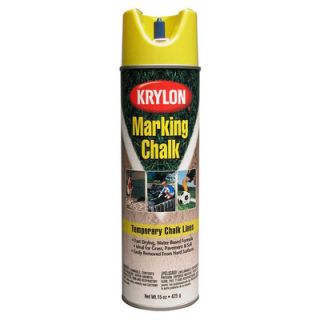 Krylon 15 Oz Yellow Marking Chalk Spray Paint