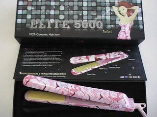 Le Angelique 1.5" Professional Straightening Iron, Elite 5000, Pink Camo, LE 708PC  Flattening Irons  Beauty