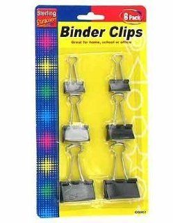 Binder Clips 6 Piece Case Pack 24 Electronics