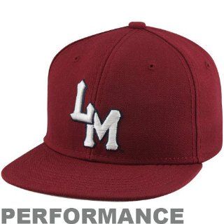 The Game Loyola Marymount Lions On Field Gametek II Performance Fitted Hat   Crimson  Sports Fan Baseball Caps  Sports & Outdoors
