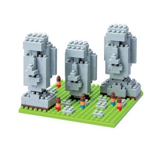 nanoblock Sites to See Moai Statues on Easter Island Building Blocks