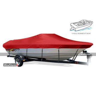 Eevelle WindStorm V Hull Outboard Fishing Boat Cover with Walk Thru