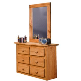 Chelsea Home Mini 6 Drawer Dresser with Mirror