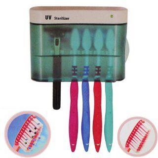 HR 686 Toothbrush UV Sterilizer/Sanitizer/Cleaner/Holder   Uv Cleaner Toothbrush Heads