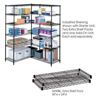Safco Products Company Industrial Wire Extra Shelves (36 x 24
