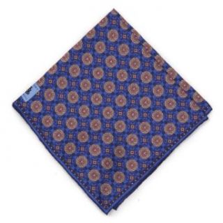 Robert Talbott Men's Silk Pocket Square One Size Blue & Lavender Medallion at  Mens Clothing store Handkerchiefs