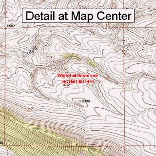 USGS Topographic Quadrangle Map   Whitetail Reservoir, Montana (Folded/Waterproof)  Outdoor Recreation Topographic Maps  Sports & Outdoors