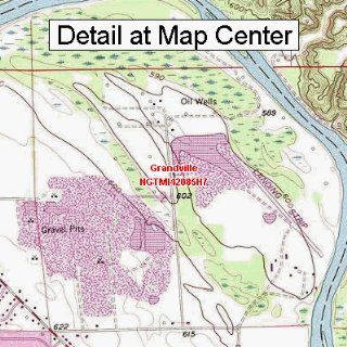 USGS Topographic Quadrangle Map   Grandville, Michigan (Folded/Waterproof)  Outdoor Recreation Topographic Maps  Sports & Outdoors