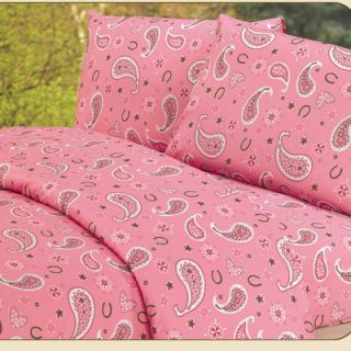 HiEnd Accents Paisley Sheet Set in Pink